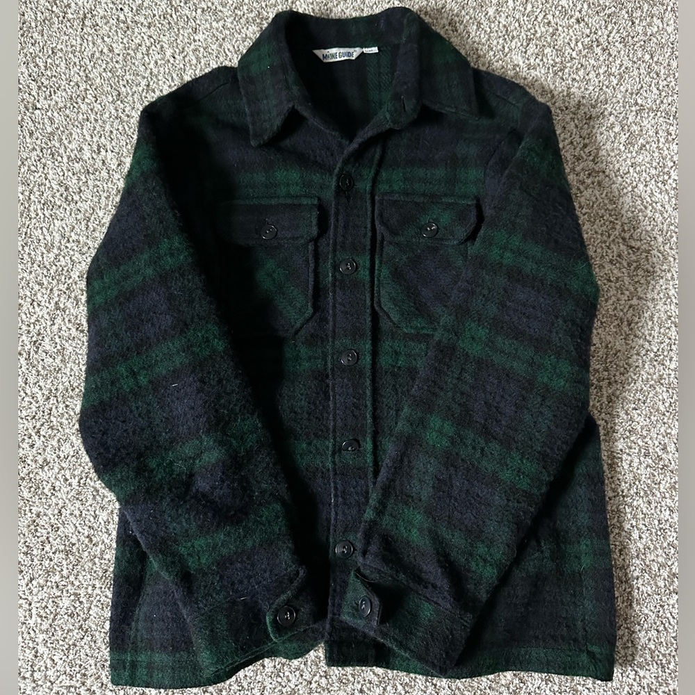 Vintage Maine Guide Blackwatch Shacket. Wool Blend. Men’s Medium